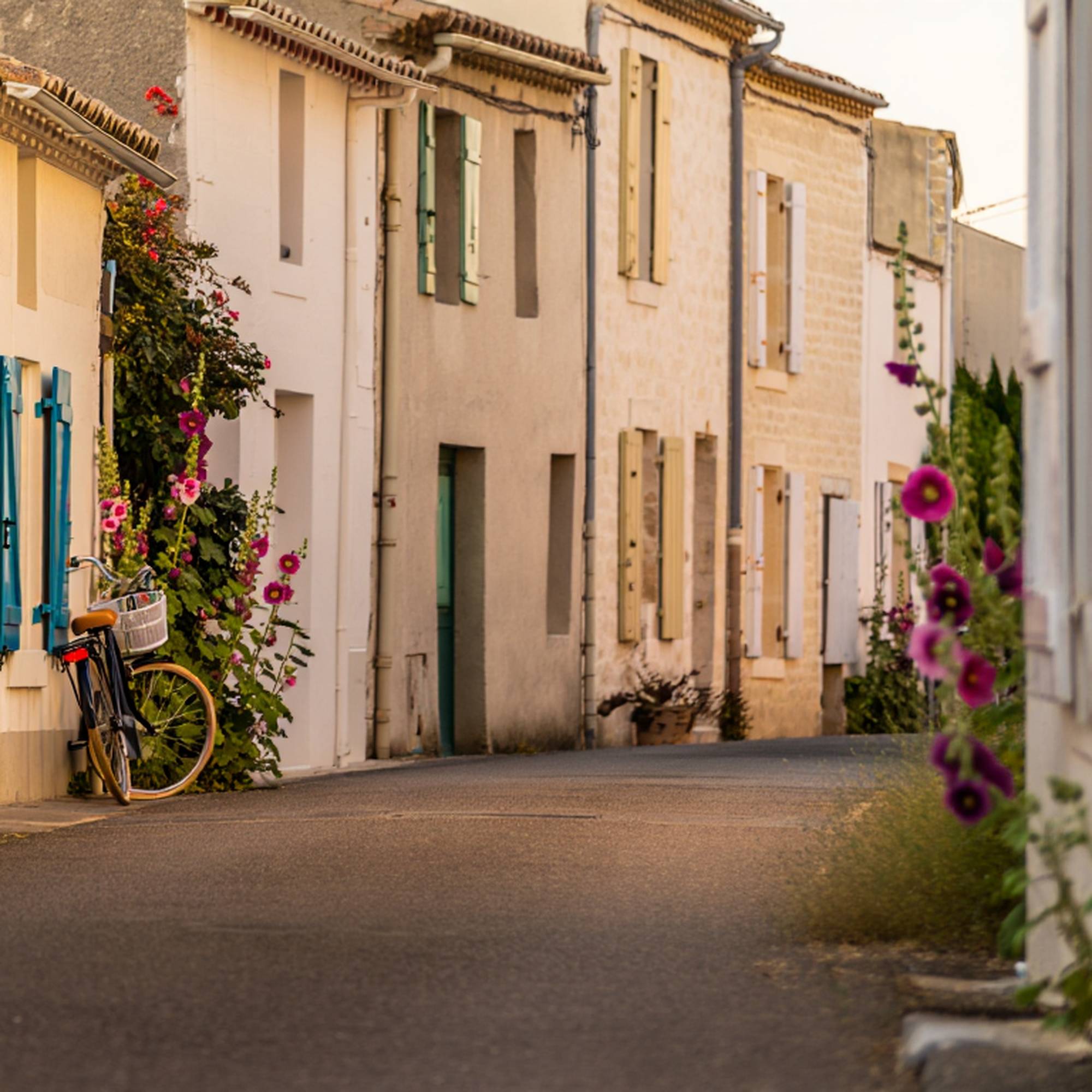 île de ré paysage de rues